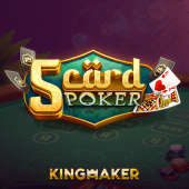 5 Card Poker at 25ph
